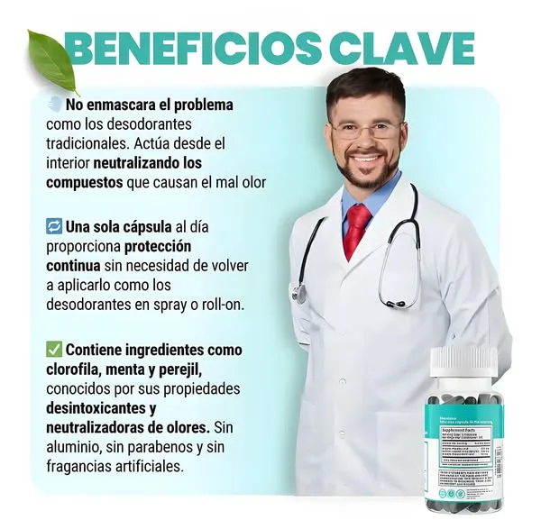 Desodorante interno para todos los malos olores